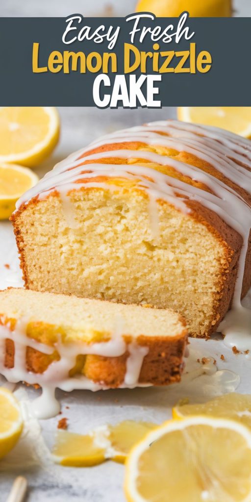 Lemon Drizzle Cake Recipe