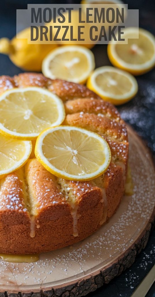 Lemon Drizzle Cake Recipe