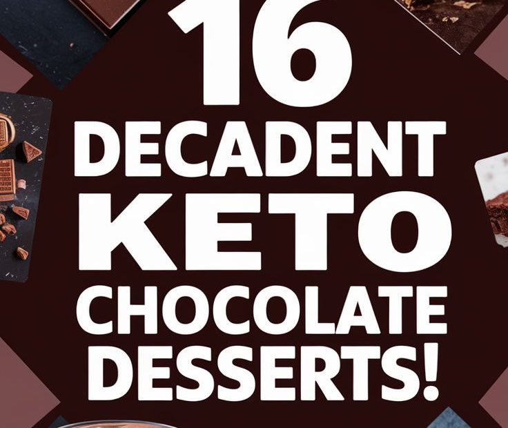 16 Irresistible Keto Chocolate Desserts You Need to Try Today