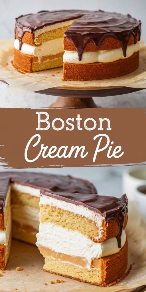 Boston Cream Pie Recipe