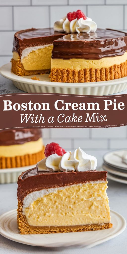 Boston Cream Pie Recipe