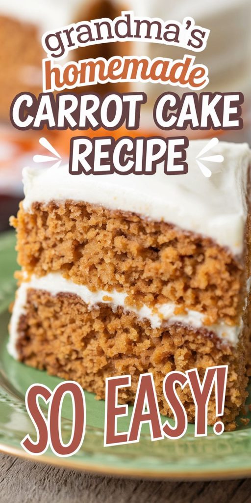 Carrot Cake Recipe