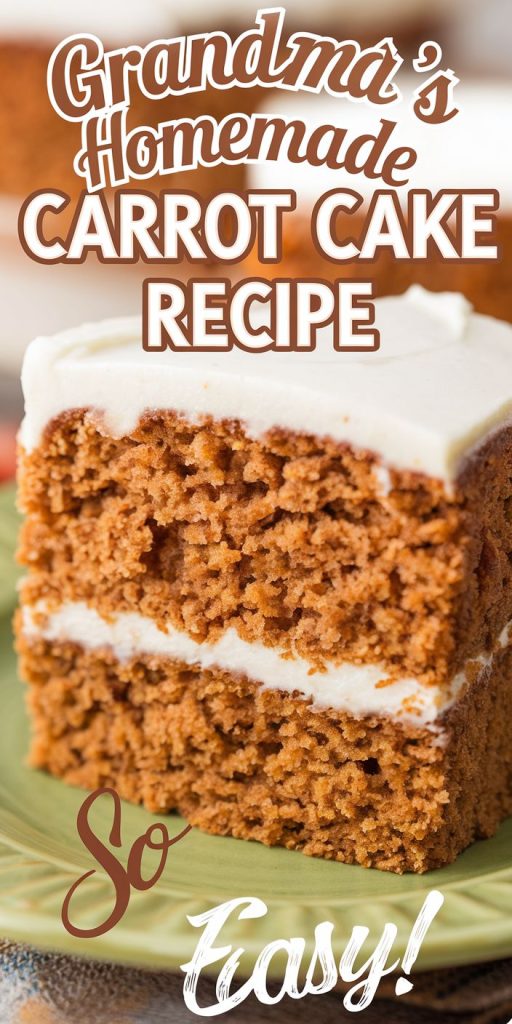 Carrot Cake Recipe