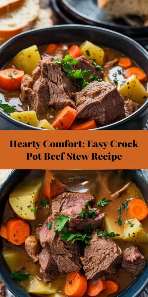 Crock Pot Beef Stew Recipe