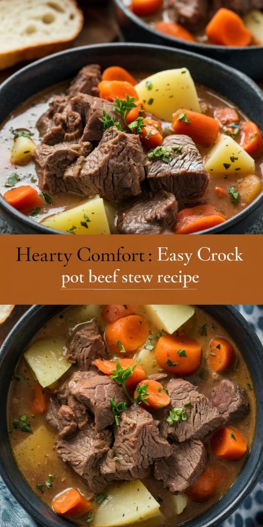 Crock Pot Beef Stew Recipe