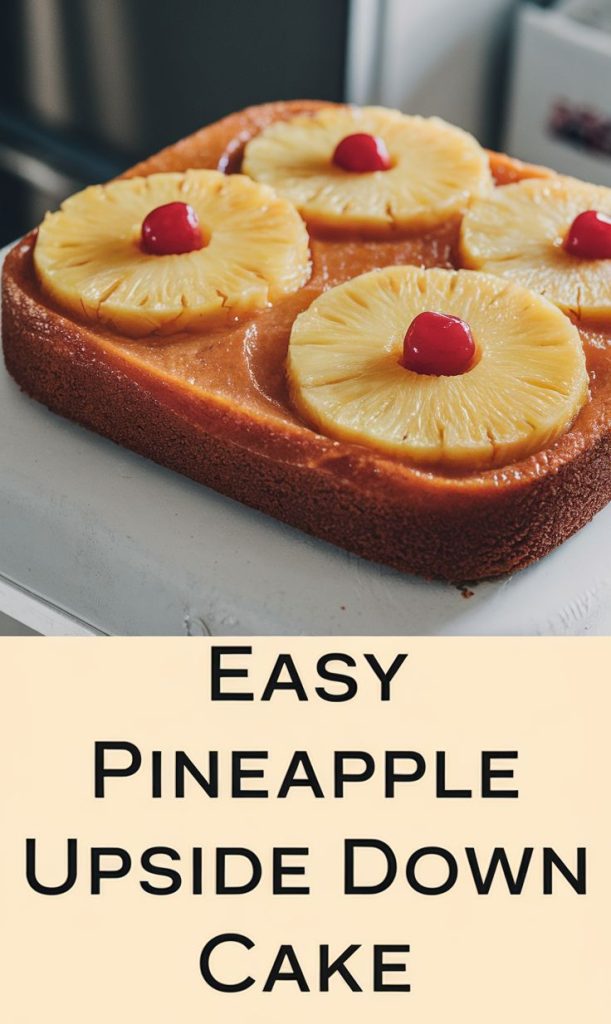 Pineapple Upside-Down Cake Recipe