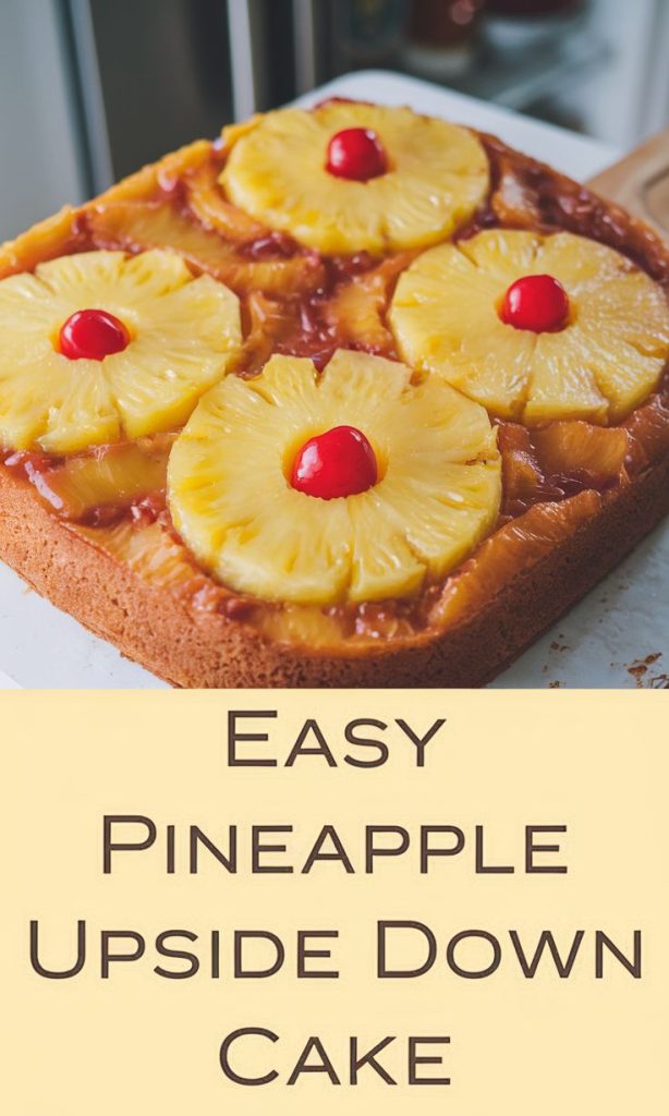 Pineapple Upside-Down Cake Recipe