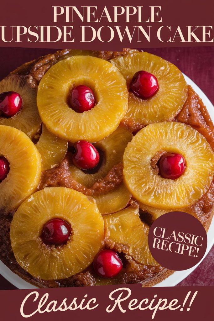 Pineapple Upside-Down Cake Recipe