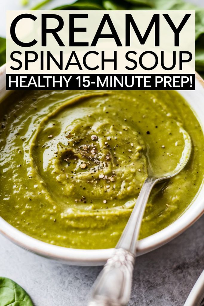 spinach soup Recipe