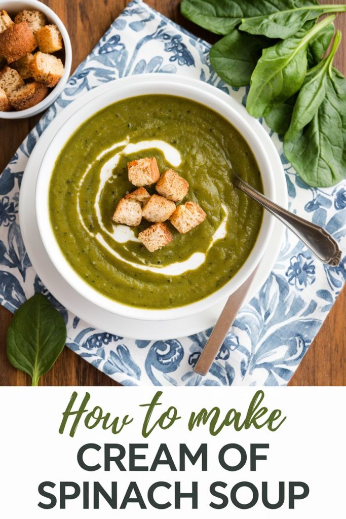 spinach soup Recipe