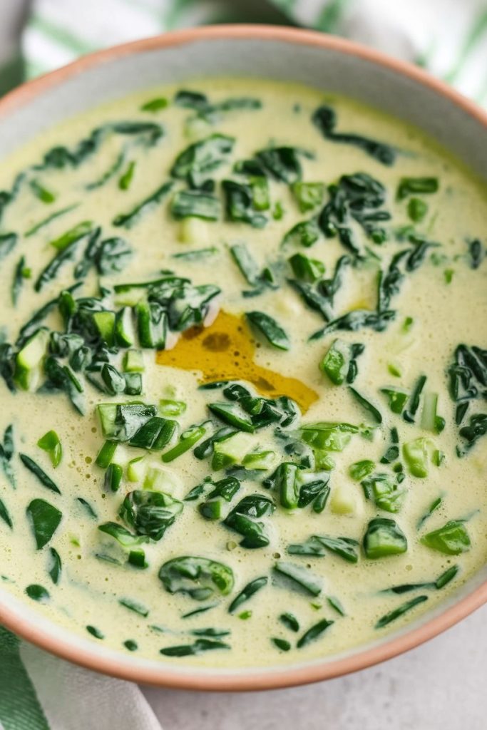 spinach soup Recipe