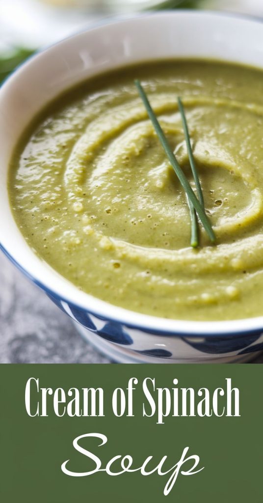 spinach soup Recipe