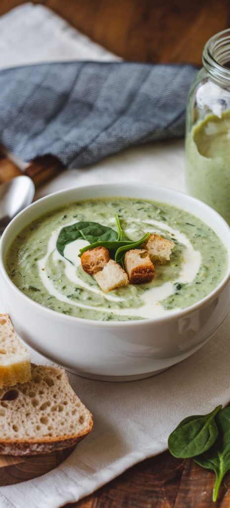 spinach soup Recipe