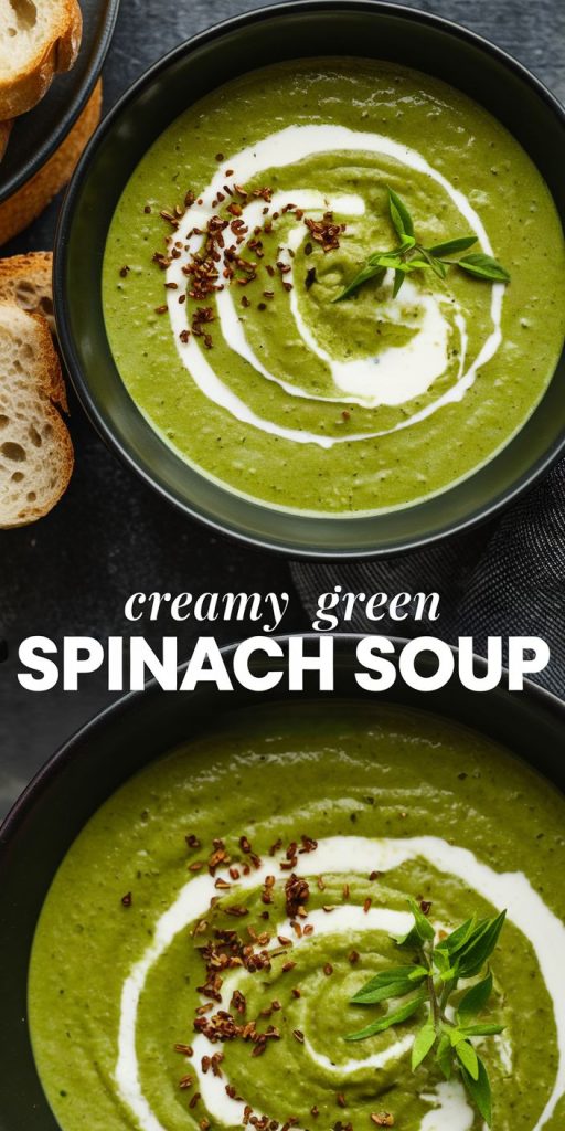 spinach soup Recipe