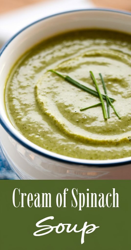 spinach soup Recipe