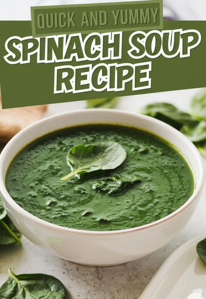 spinach soup Recipe