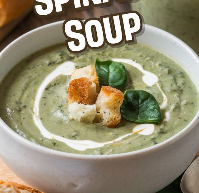 spinach soup Recipe