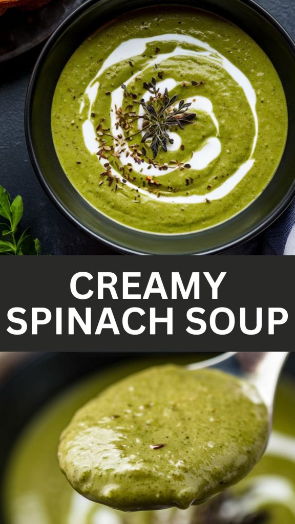 spinach soup Recipe