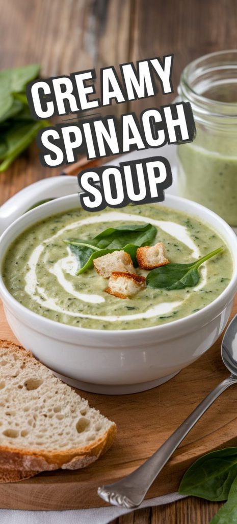 spinach soup Recipe