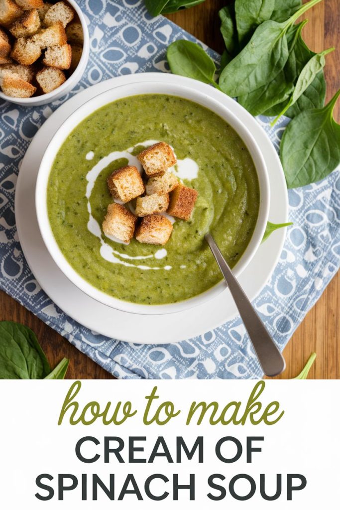 spinach soup Recipe