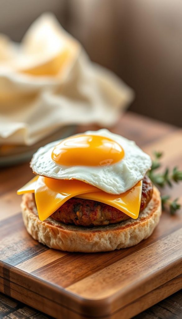 breakfast sandwich at home