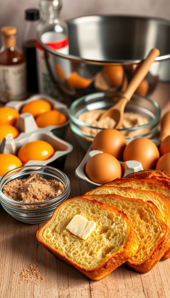 ingredients for French toast muffins