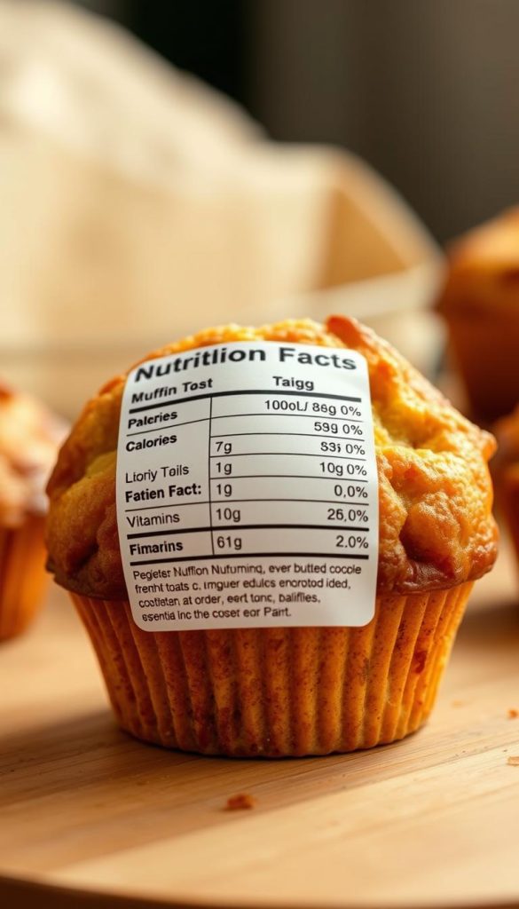 nutritional information for muffins
