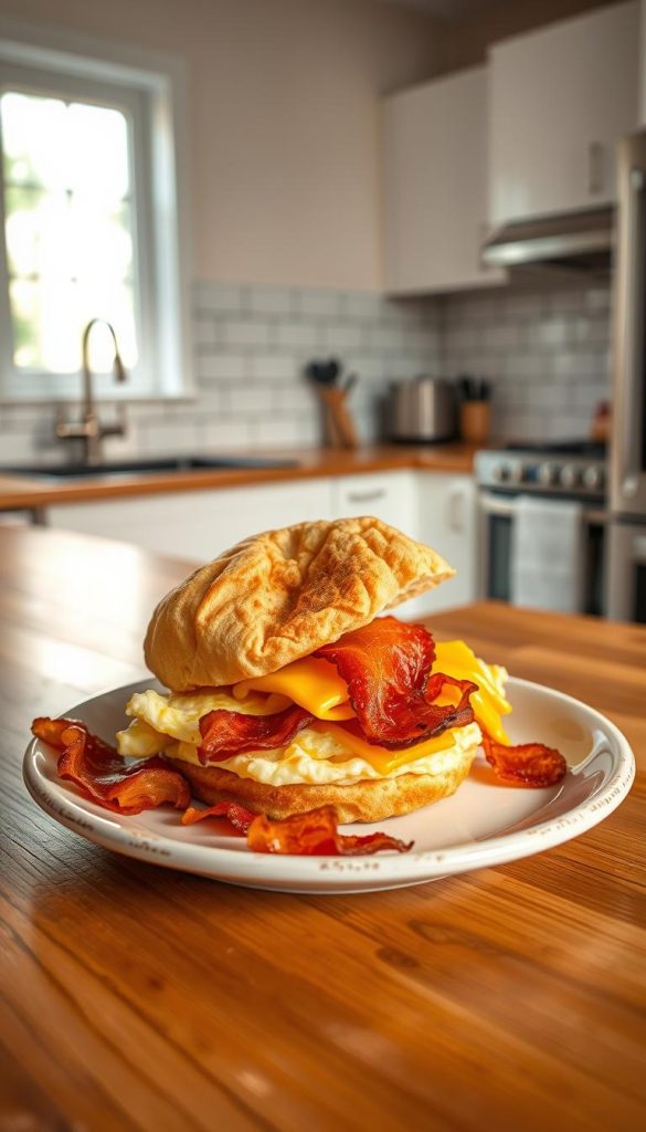 storing breakfast sandwich leftovers